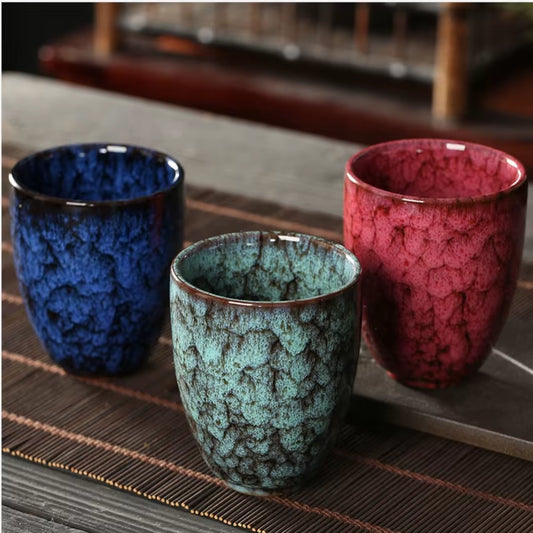 Business Gifts Japanese Ceramic Coffee Cup 250Ml Hot-Selling Ceramic Kung Fu Tea Set Household Tea Cup Ceramic Cup Porcelain Mug