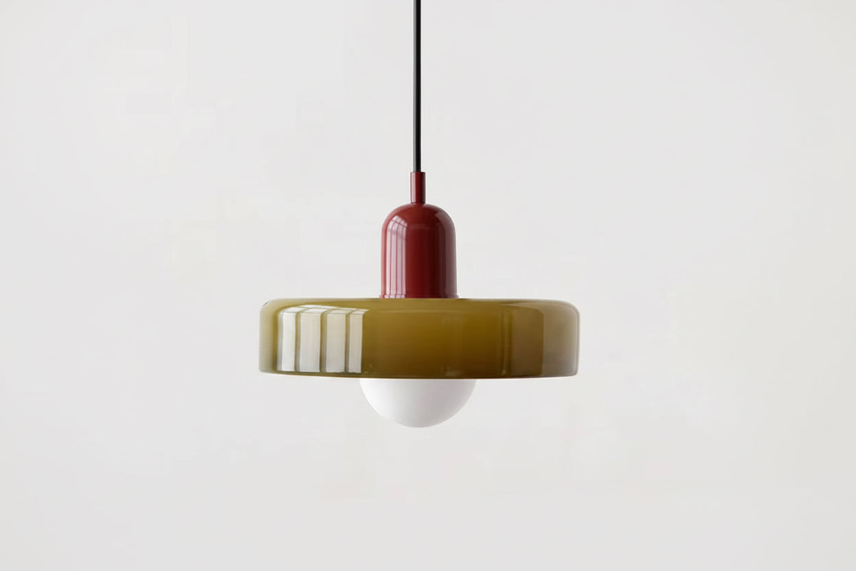 Nordic Glass Bauhaus Dining Room Chandelier Living Room Bedroom Bar Retro Coffee Shop Decoration Chandelier Lighting Fixtures