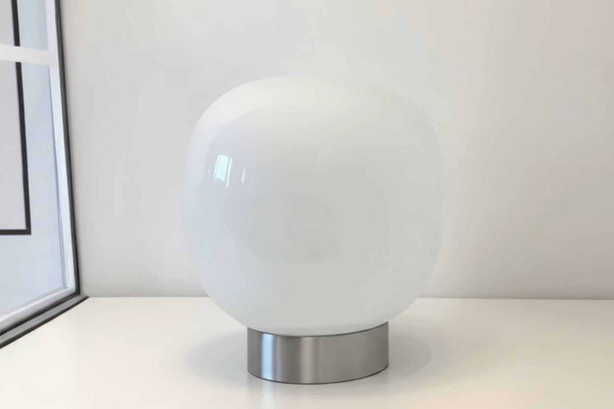 Macaron Glass Desk Lamp Soft Warm Light Reading Lamp for Bedroom Night Light Table Lamp for Living Room Bedside