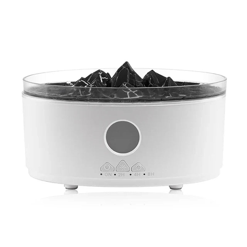 Volcano Humidifier, 300ML Essential Oil Diffuser with Jellyfish Mist and 3 Color Lights, Remote Controlled