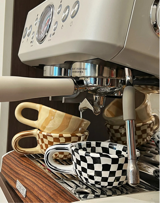 Checkered Retro Coffee Mug
