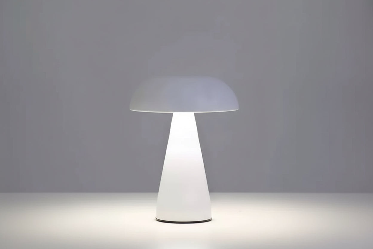 LED Table Lamp Retro Mushroom Touch Sensor Bedside Lamp Rechargeable Reading Lights for Bedroom Restaurant Bar Decor Lighting