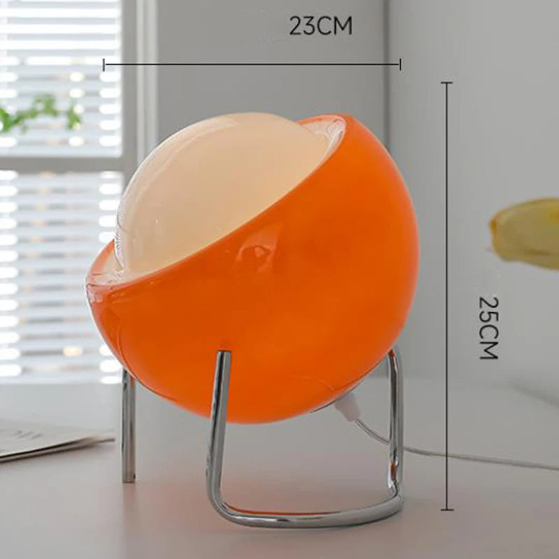 Medieval Bauhaus Indoor Table Lamp Living Room Bedroom Bedside Glass Creative Decoration Desk Lamp Nordic LED Retro Night Lights