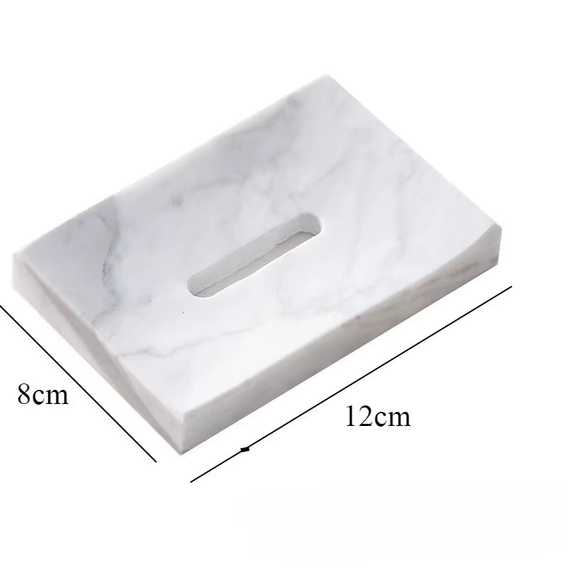 Natural Marble Soap Dish Wabi Sabi Wind Cave Stone Bathroom Soap Box Simple Soap Holder Home Decoration Bathroom Accessories